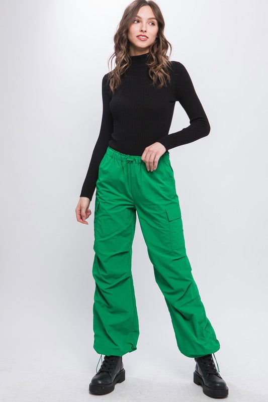 Love Tree Loose Fit Parachute Cargo Pants - us.meeeshop