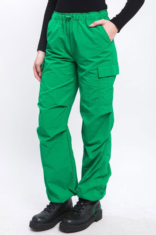 Love Tree Loose Fit Parachute Cargo Pants - us.meeeshop