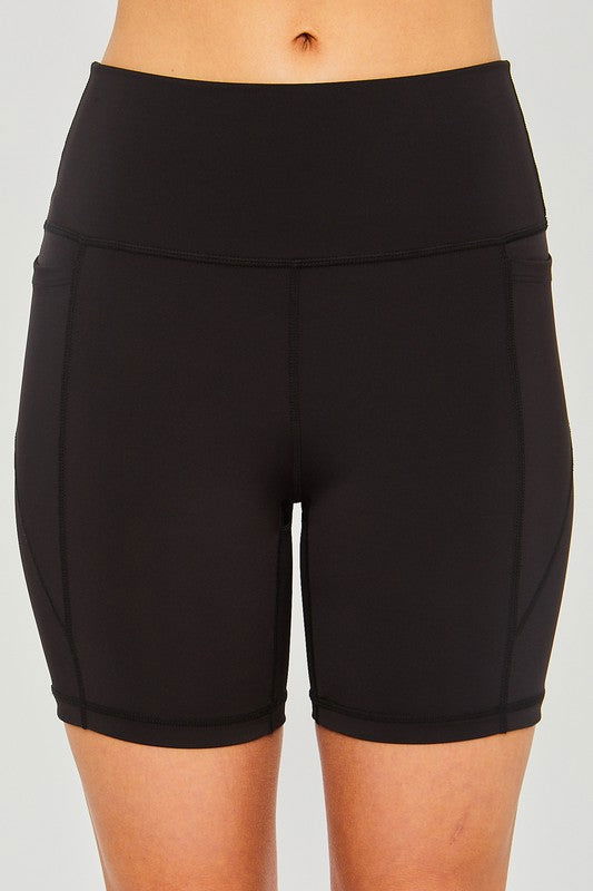 Love Tree Activewear Leggings Shorts Seam Detail us.meeeshop - Shorts