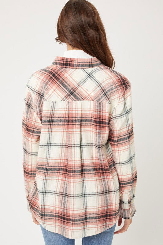 Love Tree Women's Flannel Top - us.meeeshop