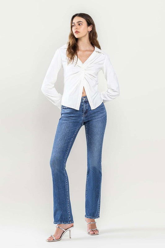 Women's Flying Monkey Low Rise Slim Bootcut Jeans - us.meeeshop