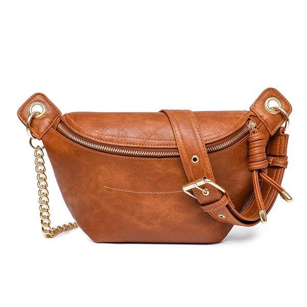 Luxe Convertible Sling Belt Bum Bag us.meeeshop - 