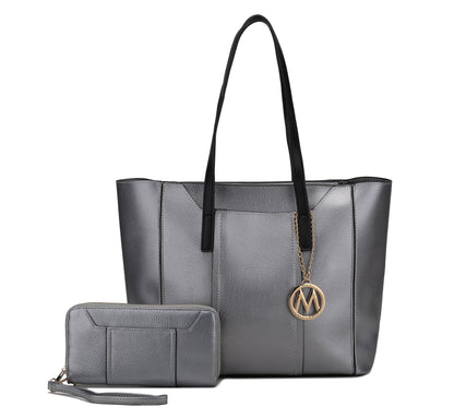 Mkf Collection by Mia K. - Dinah Tote Bag and Set