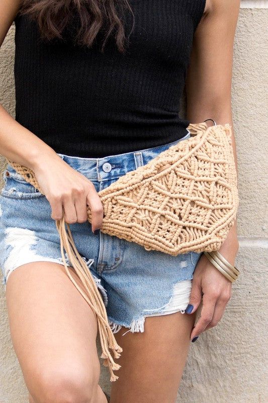 Macrame Sling Bag - us.meeeshop