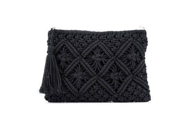 Macrame Tassel Clutch - us.meeeshop