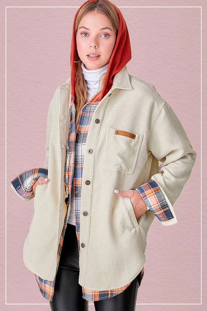 La Miel Madera Shacket - us.meeeshop