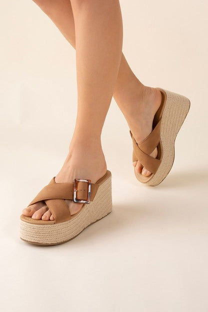 Women's Manta Espadrille Platform Slides - us.meeeshop