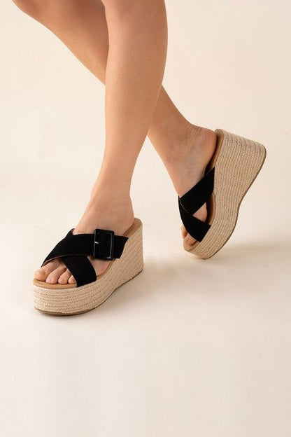 Women's Manta Espadrille Platform Slides - us.meeeshop