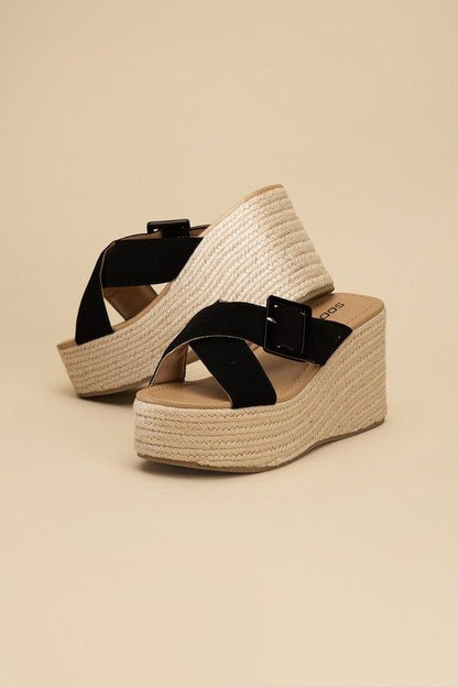 Women's Manta Espadrille Platform Slides - us.meeeshop