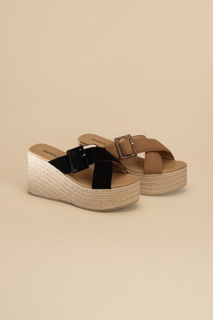 Women's Manta Espadrille Platform Slides - us.meeeshop