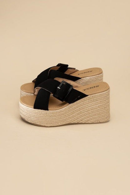 Women's Manta Espadrille Platform Slides - us.meeeshop