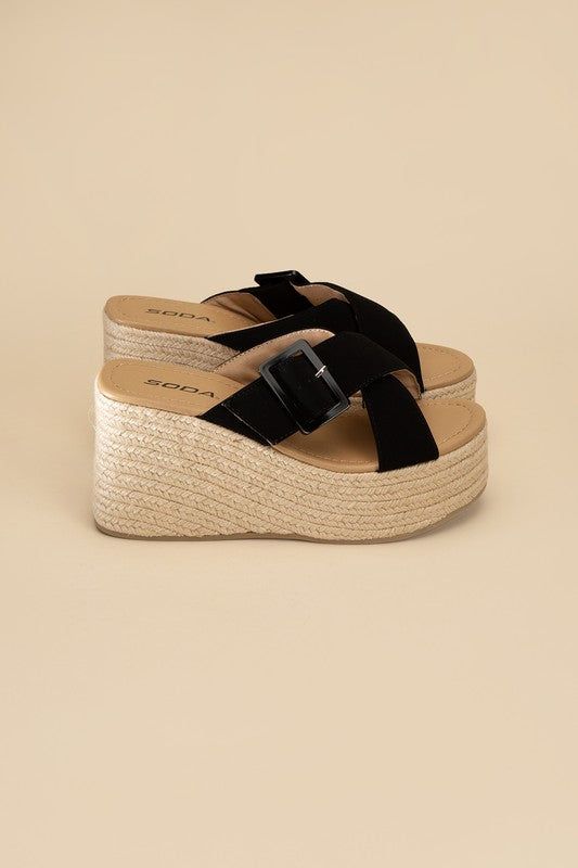 Women's Manta Espadrille Platform Slides - us.meeeshop