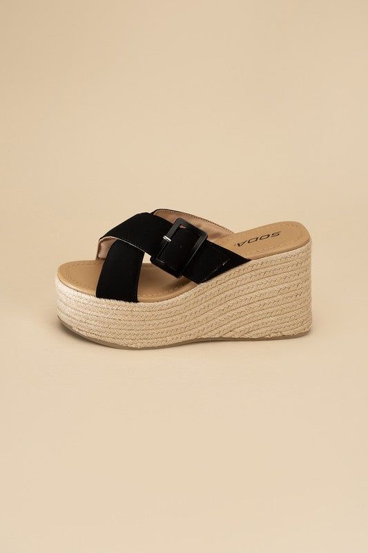 Women's Manta Espadrille Platform Slides - us.meeeshop