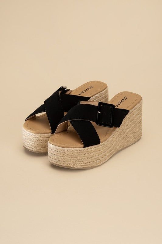 Women's Manta Espadrille Platform Slides - us.meeeshop