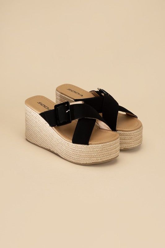 Women's Manta Espadrille Platform Slides - us.meeeshop