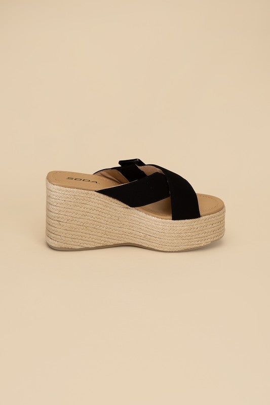 Women's Manta Espadrille Platform Slides - us.meeeshop