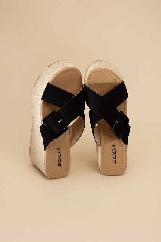 Women's Manta Espadrille Platform Slides - us.meeeshop