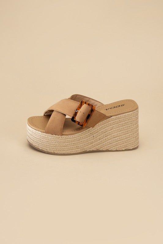 Women's Manta Espadrille Platform Slides - us.meeeshop