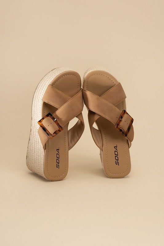 Women's Manta Espadrille Platform Slides - us.meeeshop