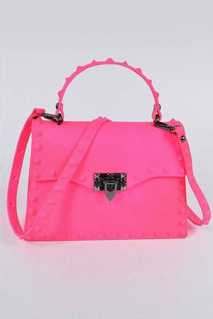 Matte Finish Studded Convertible Jelly Bag us.meeeshop - 