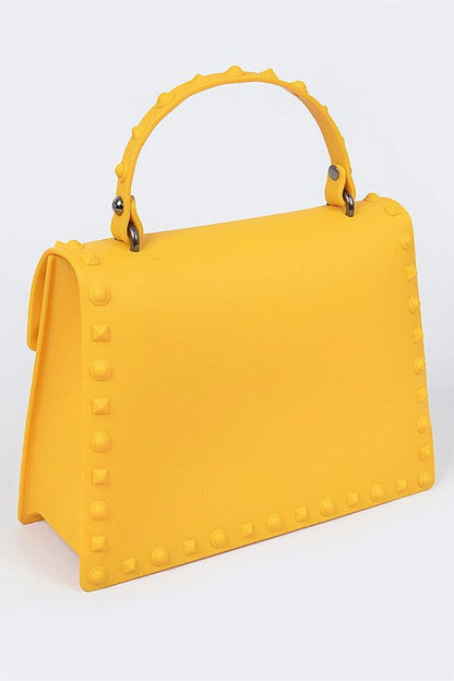 Matte Finish Studded Convertible Jelly Bag us.meeeshop - 