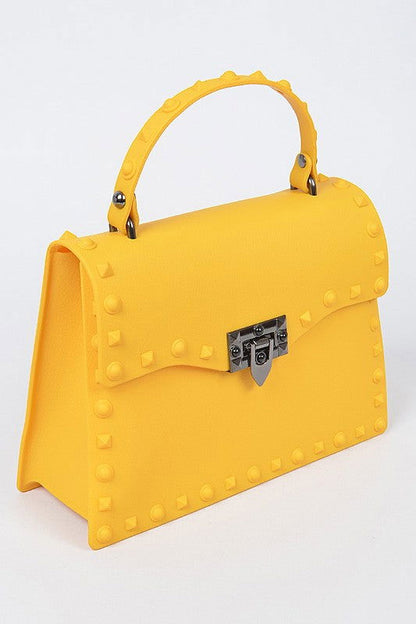 Matte Finish Studded Convertible Jelly Bag us.meeeshop - 