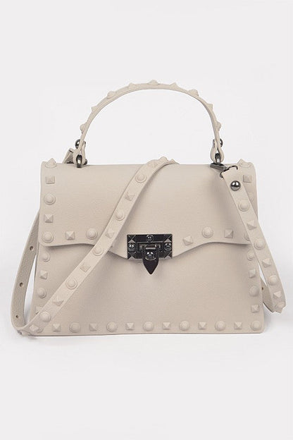 Matte Finish Studded Convertible Jelly Bag us.meeeshop - 