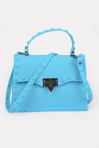 Matte Finish Studded Convertible Jelly Bag us.meeeshop - 