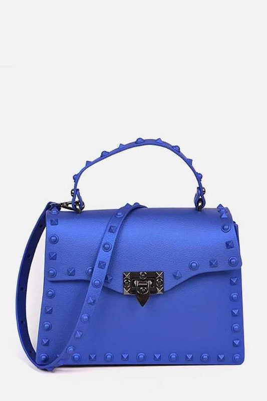 Matte Finish Studded Convertible Jelly Bag us.meeeshop - 