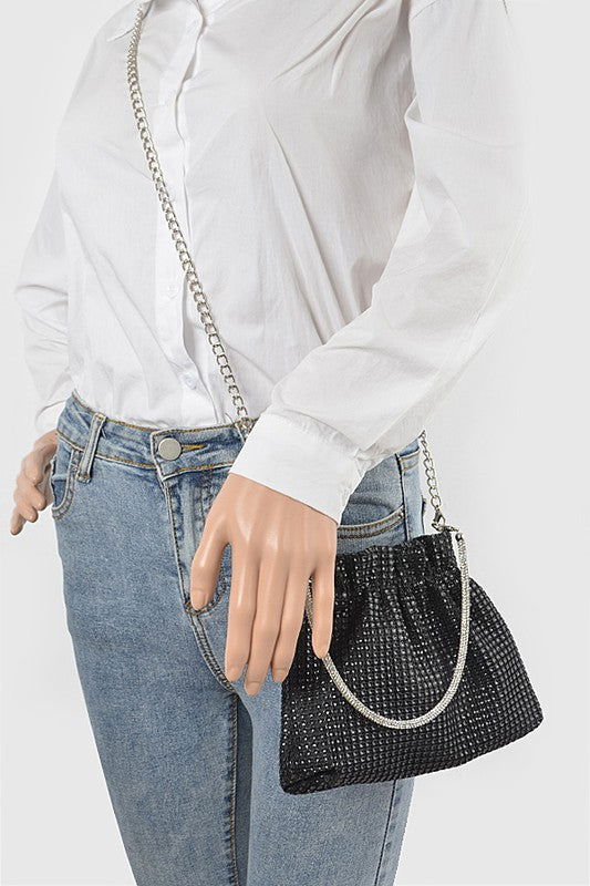 Metallic Crossbody Swing Bag us.meeeshop - 