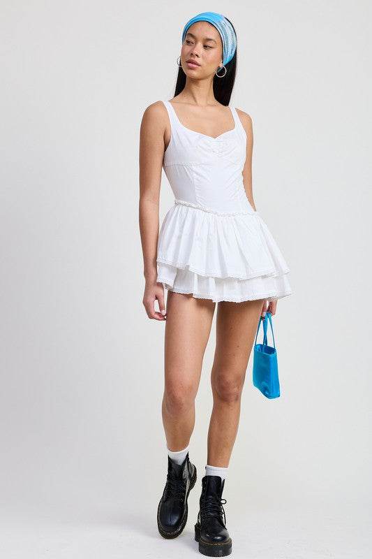 Mini Asymmetrical Sleeveless Dress - us.meeeshop