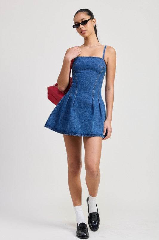 Mini Pleated Dress - us.meeeshop