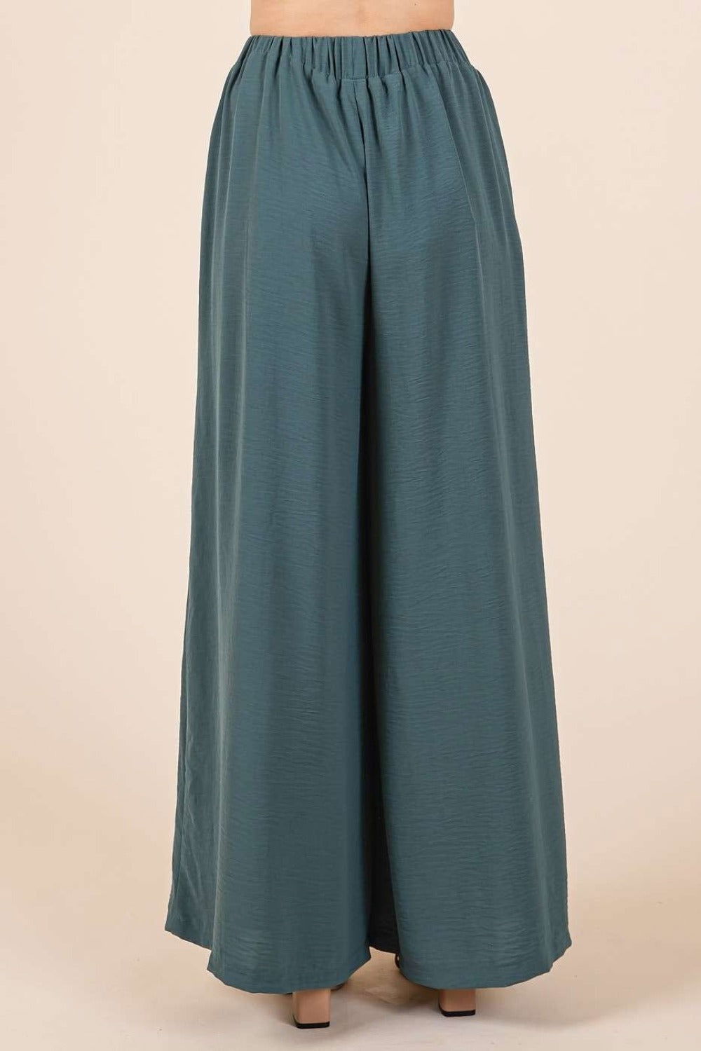 Mittoshop Pleated Wide Leg Pants us.meeeshop - 