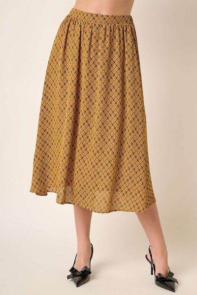 Mittoshop Printed Midi Skirt us.meeeshop - 