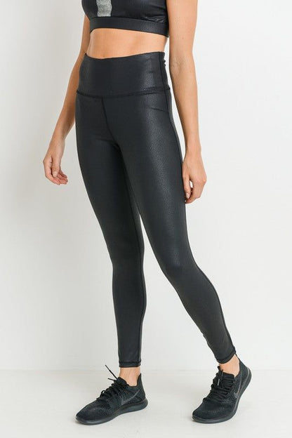 Mono B RED - OG Foil Highwaist Leggings us.meeeshop - 