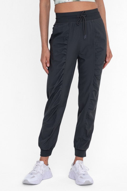 Mono B Ruched Front Active Joggers | us.meeeshop