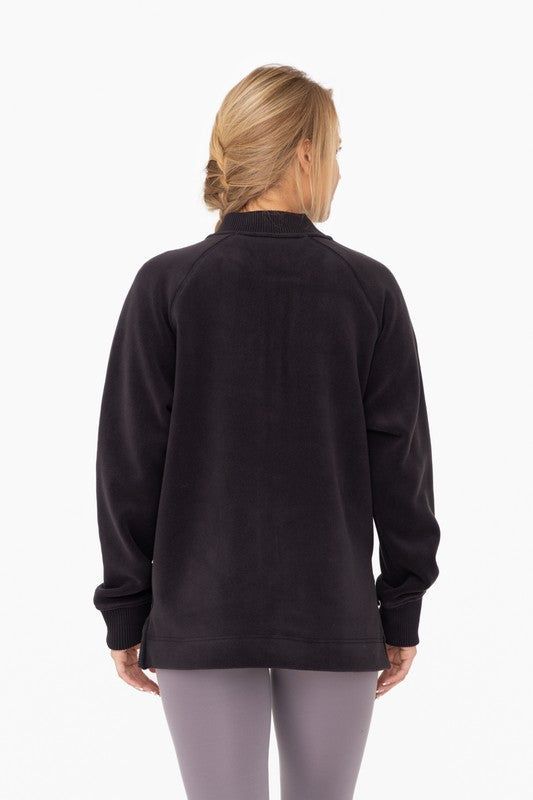 Women's Mono B Microfleece Bomber Jacket - us.meeeshop