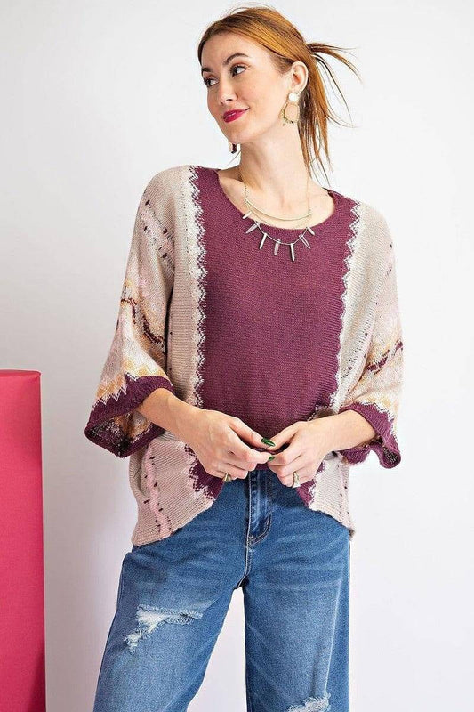 Multi Color Thread Sweater | us.meeeshop