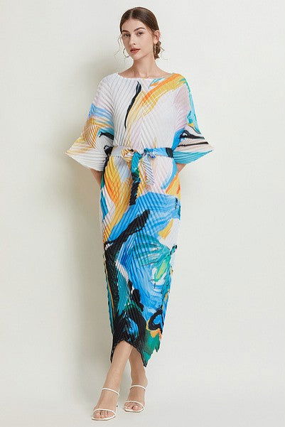 Multi Print Sexy Long Maxi Fashion Dress us.meeeshop - Dresses