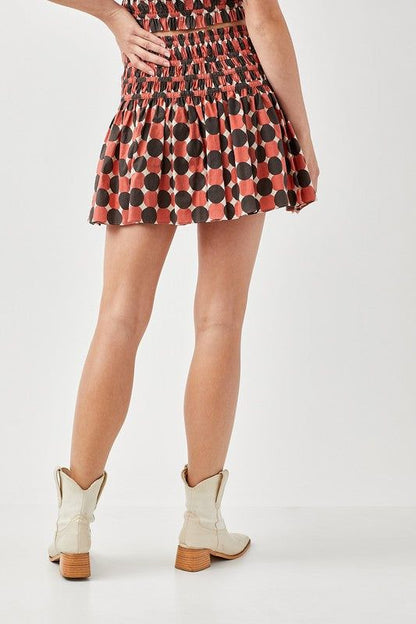 Mustard Seed | Polka Dot Printed Ruffled Skorts us.meeeshop - 