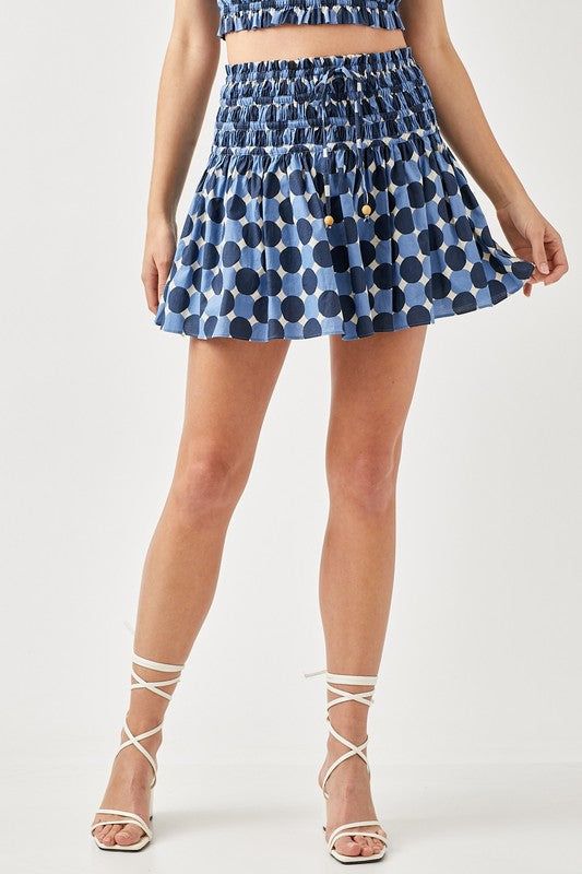 Mustard Seed | Polka Dot Printed Ruffled Skorts us.meeeshop - 