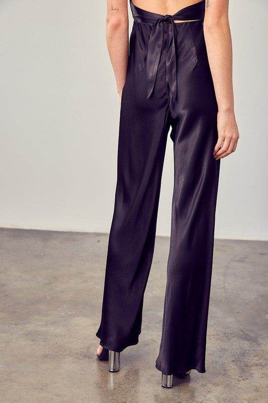 Mustard Seed | Satin Flared Pants - us.meeeshop