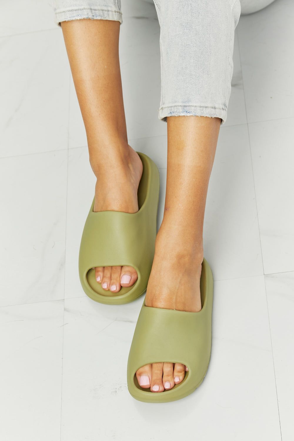 NOOK JOI In My Comfort Zone Slides in Green us.meeeshop - 