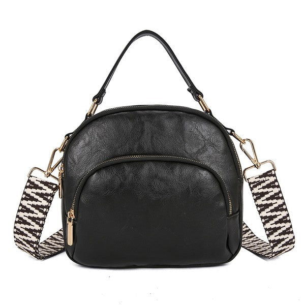 Navi Vegan Leather Trendy Strap Crossbody Bag us.meeeshop - 