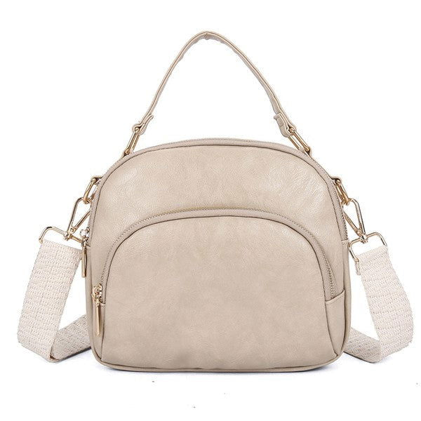 Navi Vegan Leather Trendy Strap Crossbody Bag us.meeeshop - 