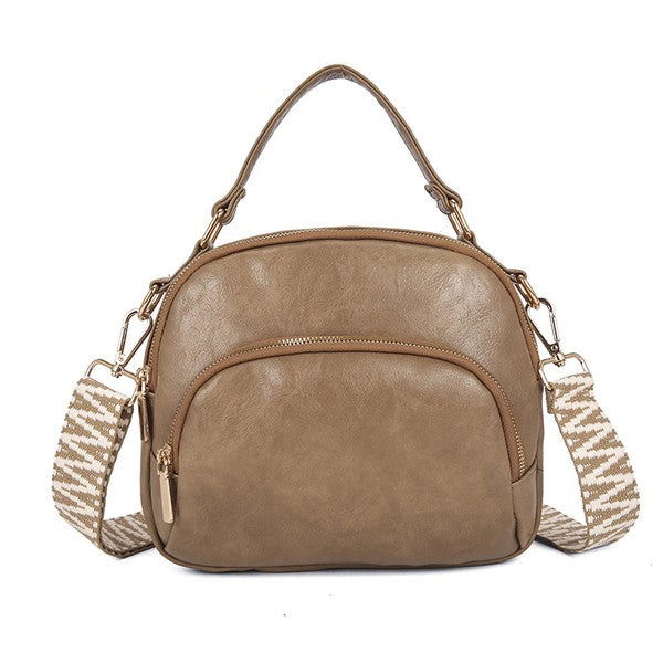 Navi Vegan Leather Trendy Strap Crossbody Bag us.meeeshop - 