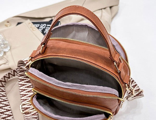 Navi Vegan Leather Trendy Strap Crossbody Bag us.meeeshop - 