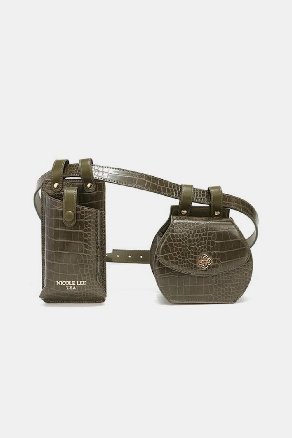 Nicole Lee USA 2 Piece Texture Belt Bag us.meeeshop - 