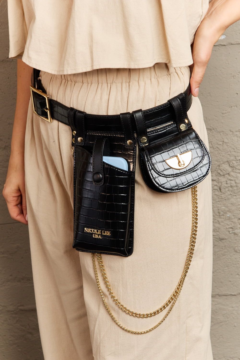 Nicole Lee USA Aurelia Belt Bag us.meeeshop - 