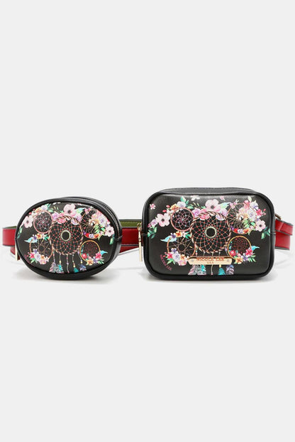 Nicole Lee USA Double Pouch Fanny Pack us.meeeshop - 